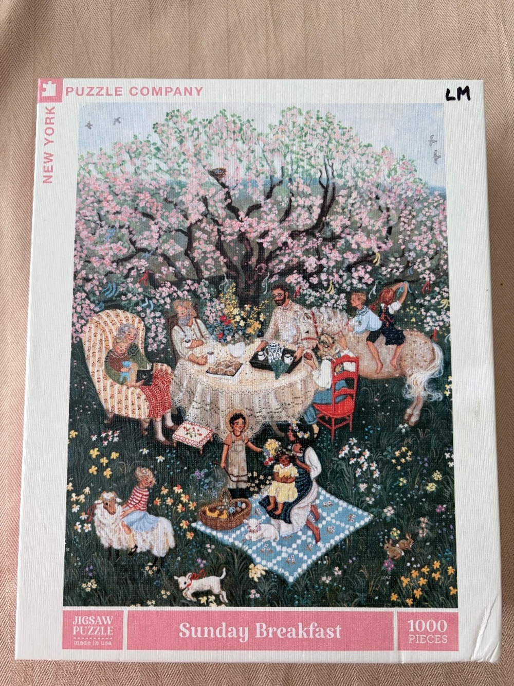 New York Puzzle Company "Sunday Breakfast" 1000 piece Puzzle